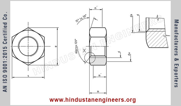 DIN 6915 Hex Nuts / ISO 7414 Hex Nuts